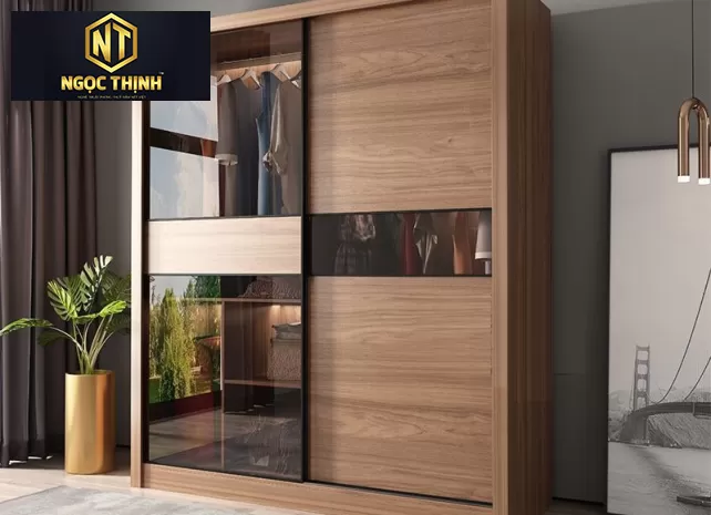 Tủ quần áo có kính-hiện đại-sang trọng tại Phú Đông